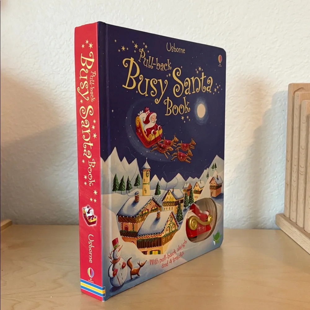 Usborne Pull-back Busy Santa Book